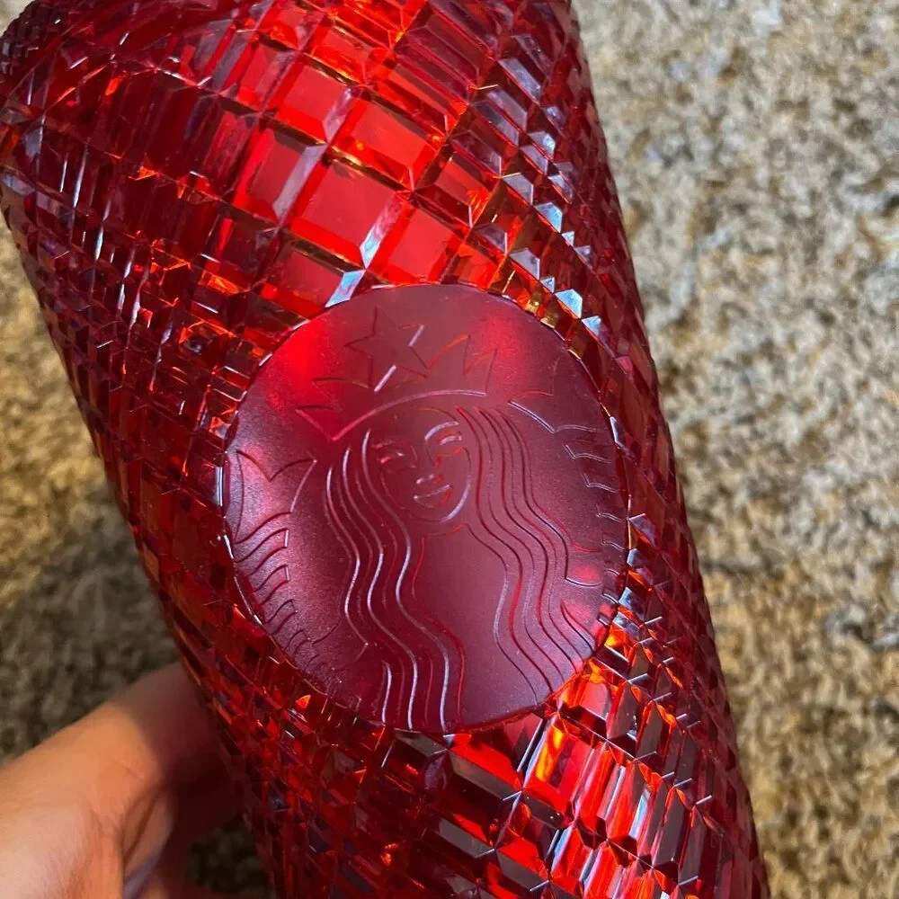 Starbucks Holiday 2021 Red Jewel Tumbler